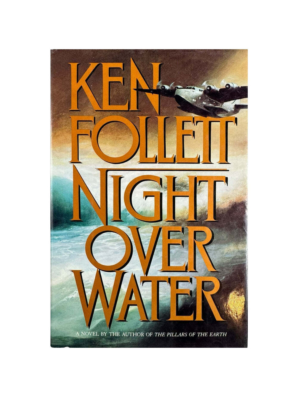 Night Over Water by Ken Follett (Hardcover) (First Edition)